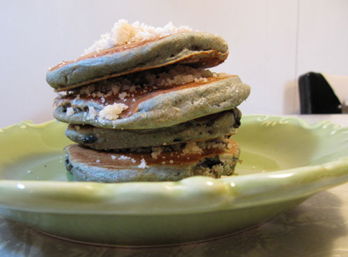Blueberry-Streusel-Pancakes