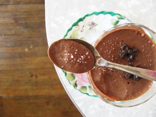 Chocolate Mousse with Olive Oil and Sea Salt – Take a Megabite